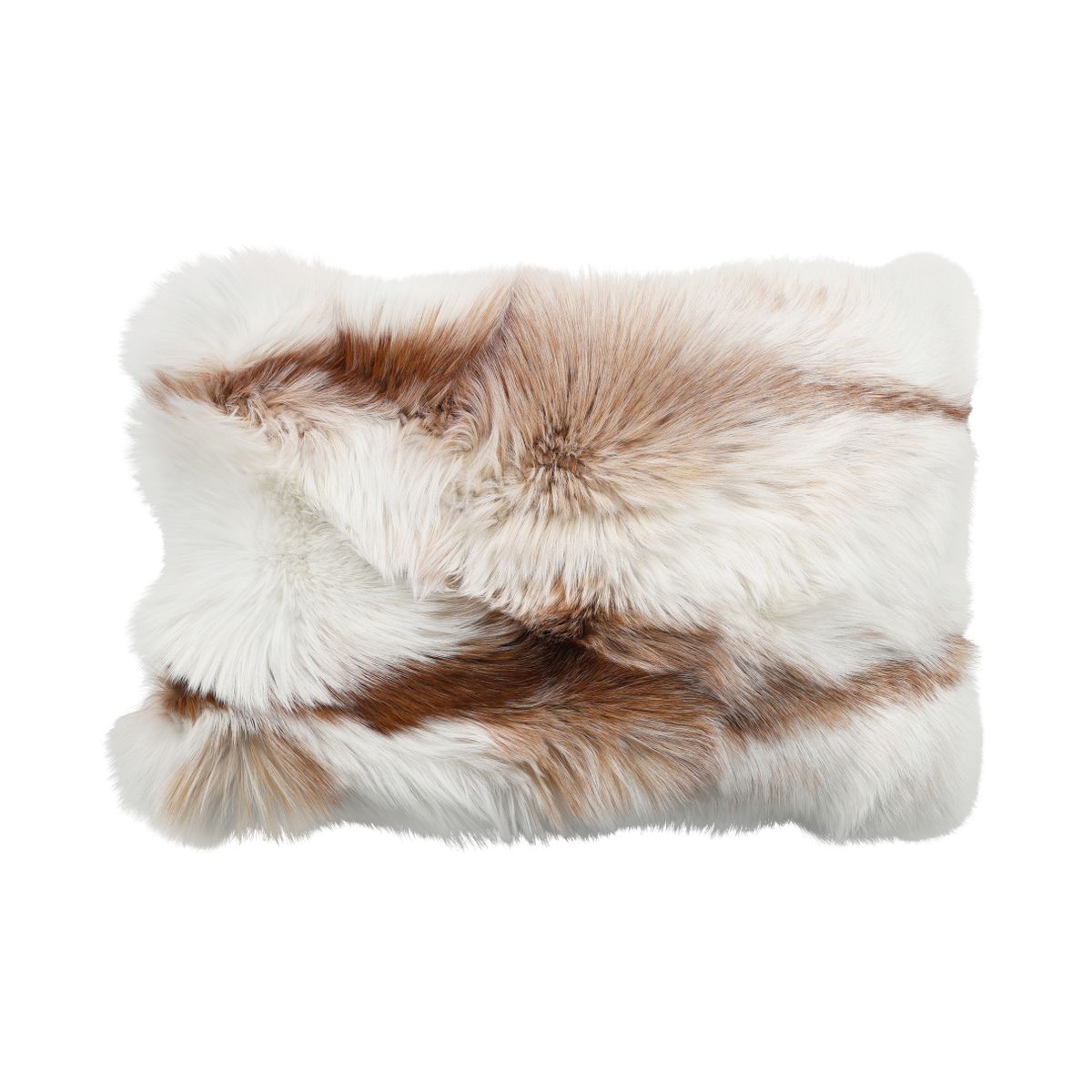 Premium Rævepude | Cashmere Bagside | Norge | Sun Glow | 55 x 78 cm