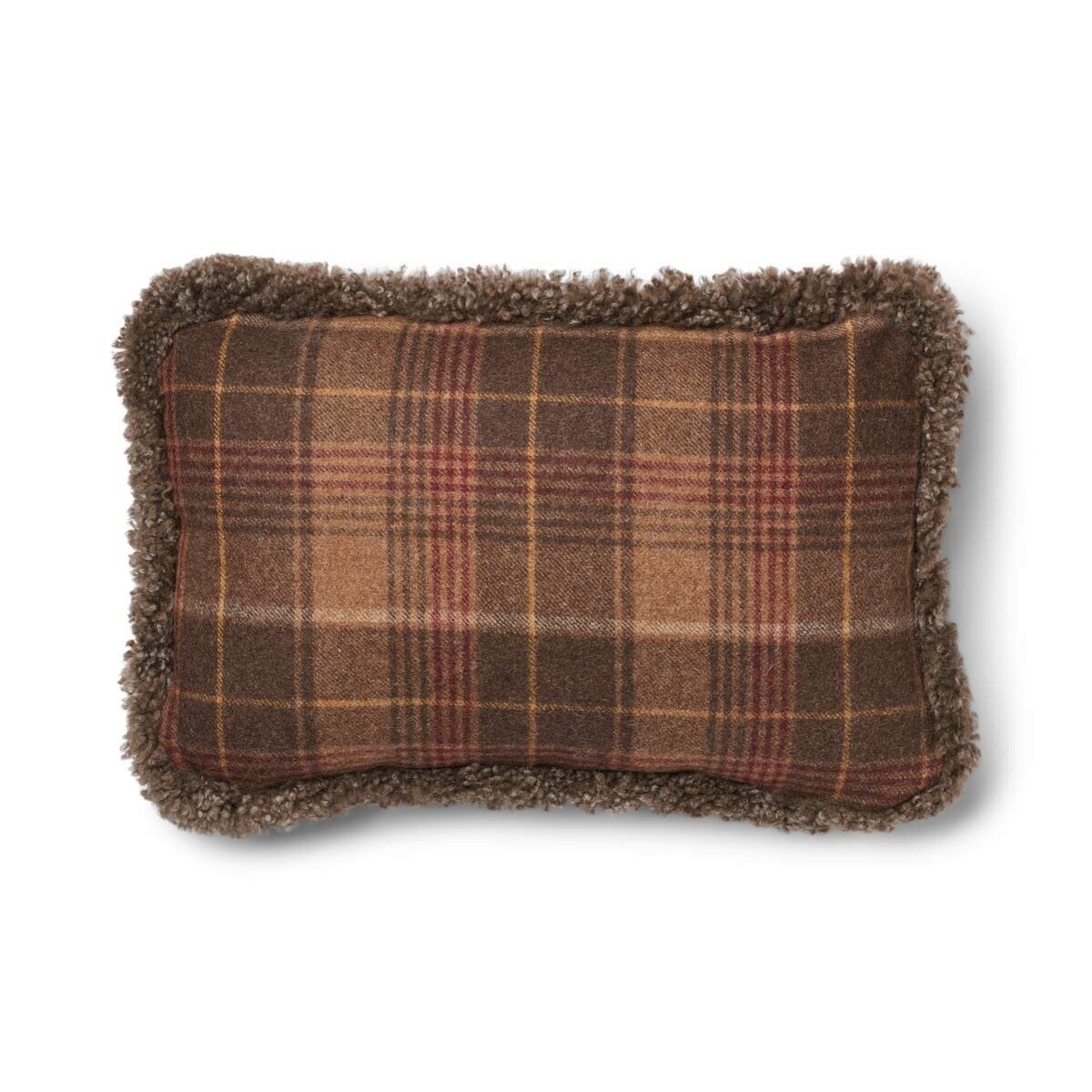 Checked Collection | Uldpude | Korthåret | Dobbeltsidet | 52x52 cm | 34x52 cm