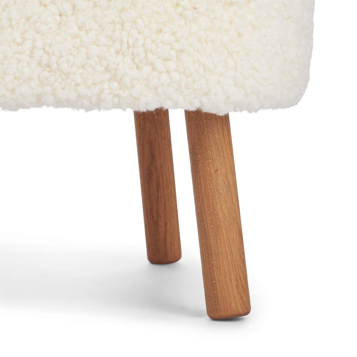 Emil Lounge Chair | Korthåret Hvid