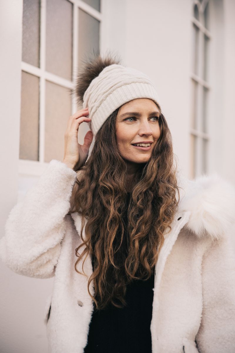 Sidse Hat Lys Beige/Mocca