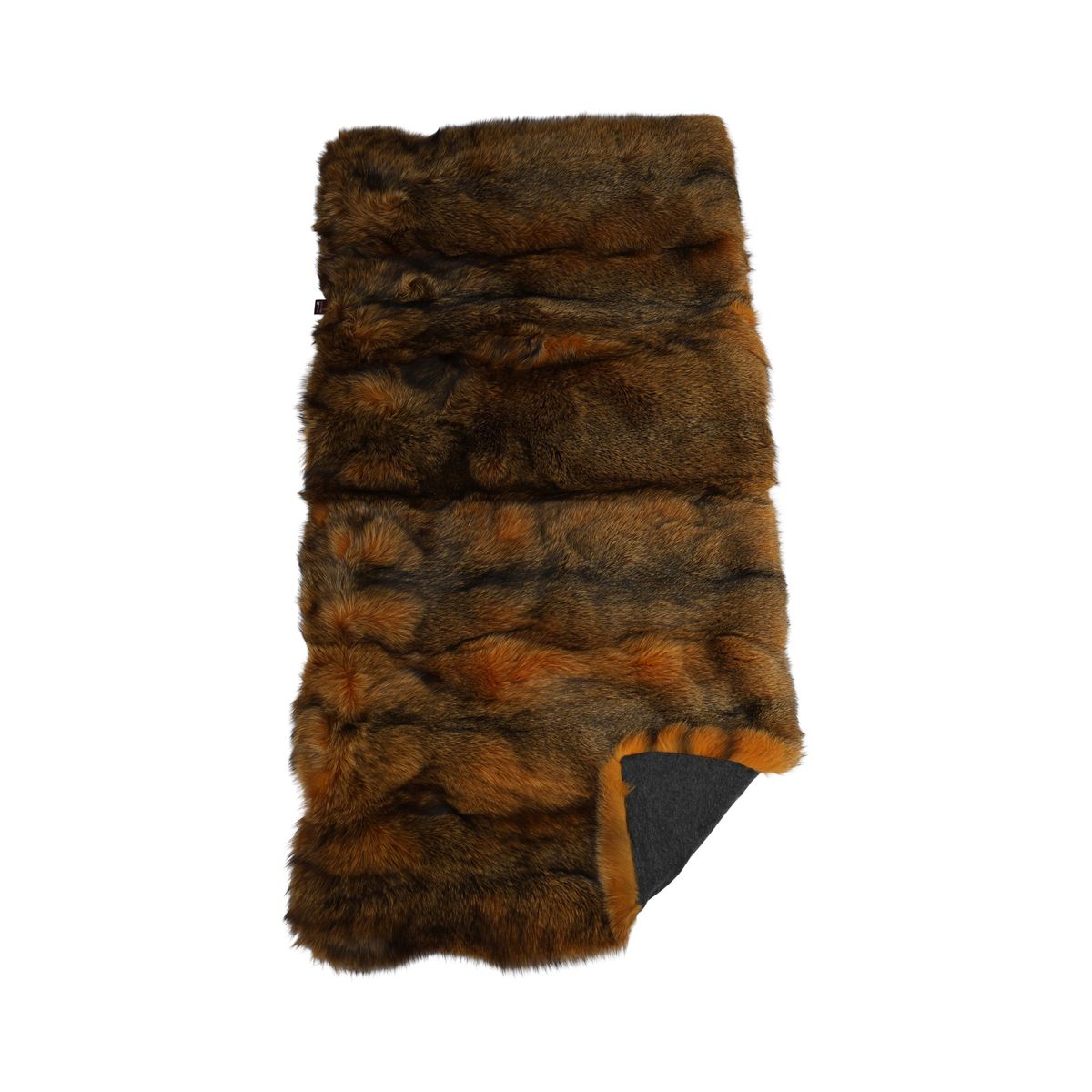 Premium ræveplaid | Cashmerebagside | Sennepsgul | 78x160 cm