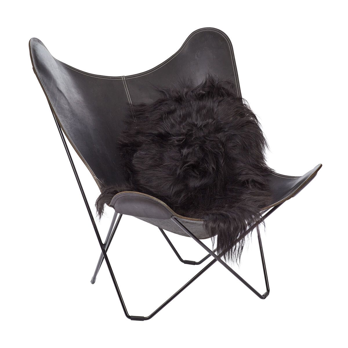 Lammeskind | Langhåret | Island | 100-120x60 cm Natursort