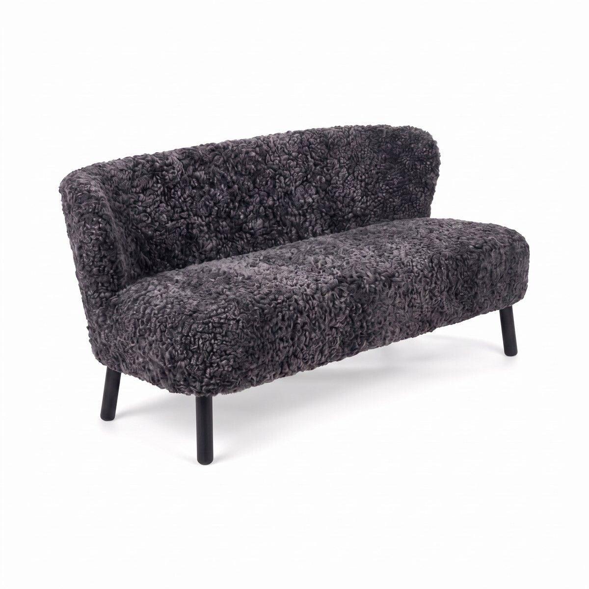 Emanuel 2-personers sofa | Designmøbel Antracitgrå