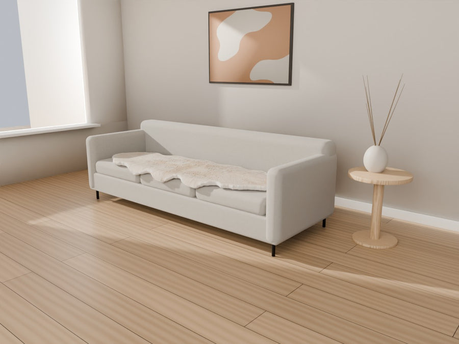 180 × 60 cm lammeskind på sofa